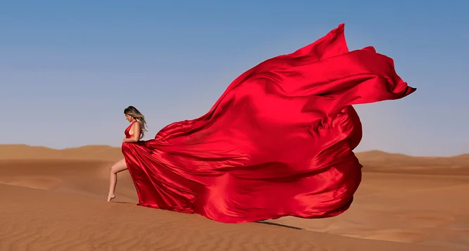 Flying Dress Photography
