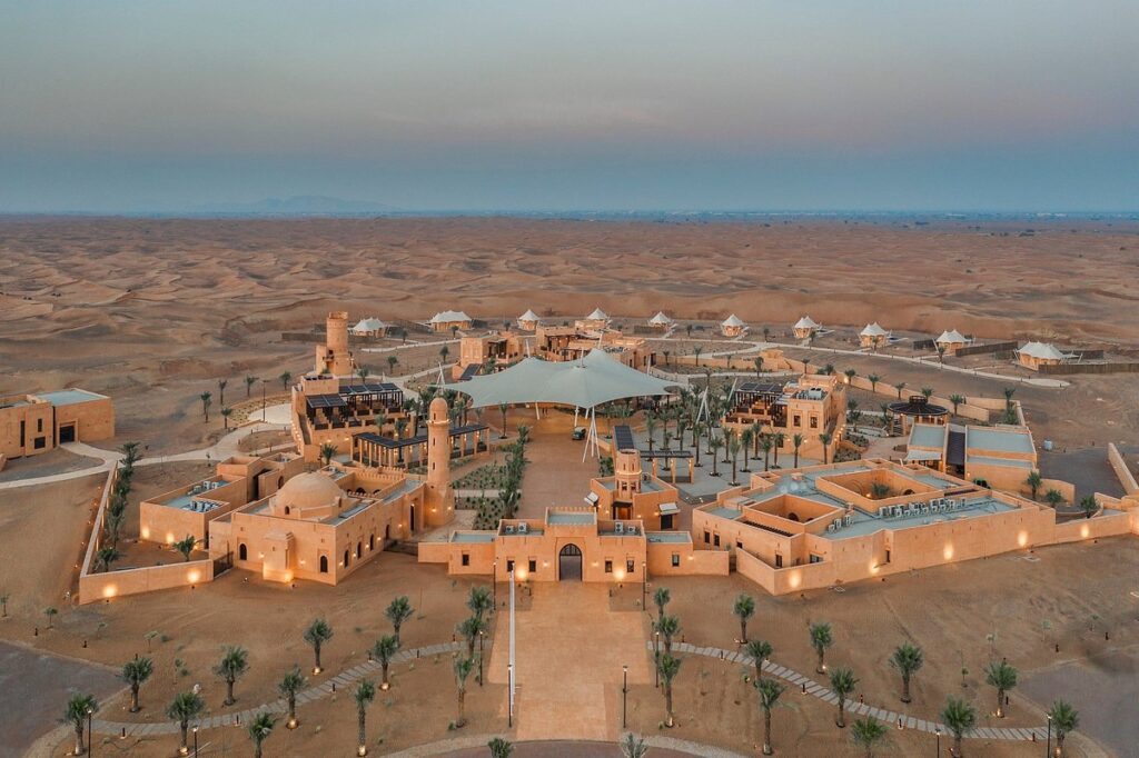 Al Maha Desert Resort view for Small Wedding Venues in Dubai