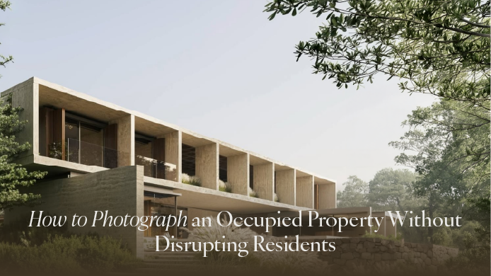 How to Photograph an Occupied Property Without Disrupting Residents