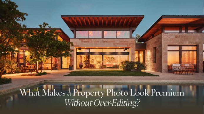 What Makes a Property Photo Look Premium Without Over-Editing?